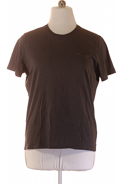 TOMMY HILFIGER Pánské bavlněné tričko s krátkým rukávem jednobarevné basic Velikost XL | TOMMY HILFIGER | obrázek 2