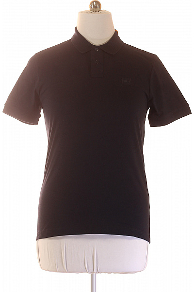 Hugo Boss Pánské bavlněné polo tričko s krátkým rukávem černé Vel. M | Hugo Boss | obrázek 2