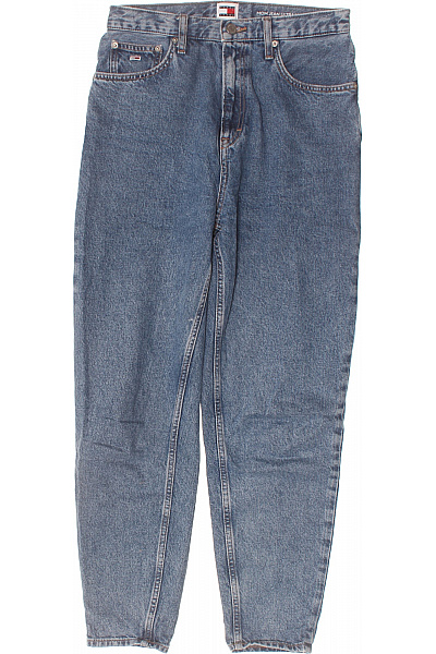 TOMMY HILFIGER Dámské Modré Džíny Volné S Vysokým Pasem Vel. 28/32