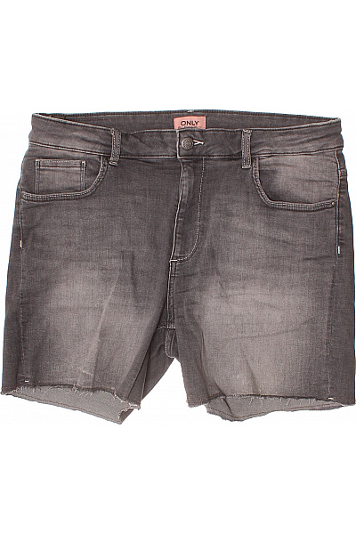 ONLY dámské šedé džínové kraťasy s kapsami ležérní volnočasové Velikost xl | ONLY | obrázek 2