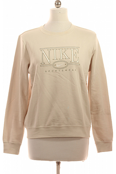 Nike Dámská Bavlněná Mikina Přes Hlavu S Potiskem Velikost M