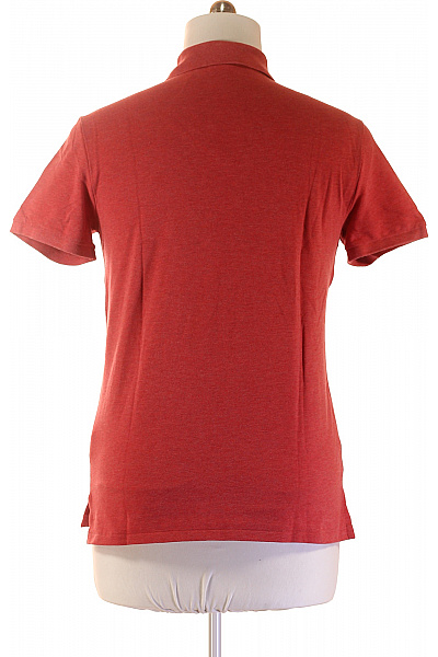 Ralph Lauren Pánské bavlněné tričko s krátkým rukávem a límečkem červené Vel. L | Ralph Lauren | obrázek 3