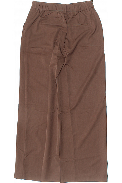 PIECES Dámské hnědé široké kalhoty volnočasové elegantní polyesterové Vel. M | PIECES | obrázek 2