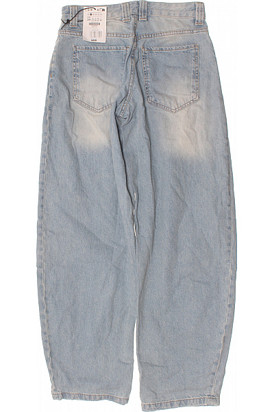 Bershka Dámské džíny volné seprané s kapsami Velikost 34 | Bershka | obrázek 2