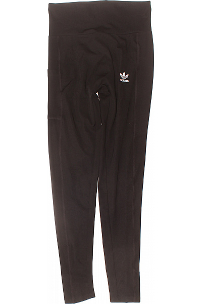 ADIDAS Dámské černé Legíny S Vysokým Pasem A Kapsami Na Cvičení Vel. XXS