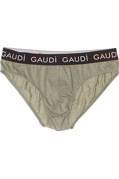 GAUDI Pánské Slipy Zelené Bavlněné