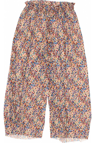 RICH&ROYAL Dámské Kalhoty široké Volnočasové S Mašlí Barevné Velikost L