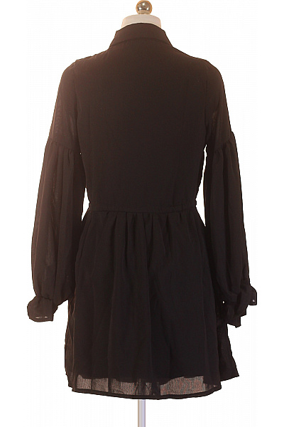 IN THE STYLE Černé košilové šaty s dlouhým rukávem a páskem Vel. 34 | IN THE STYLE | obrázek 3