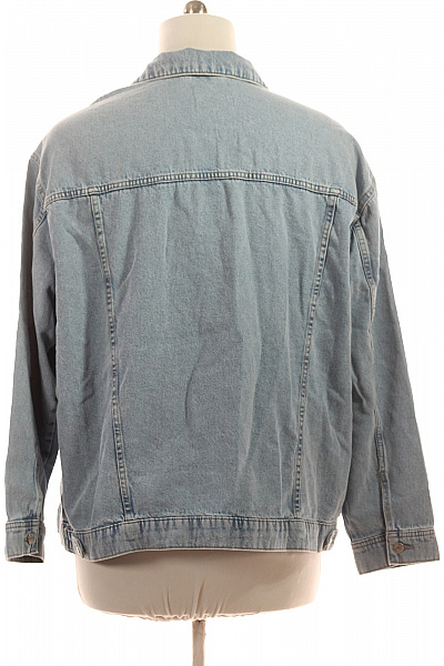 ONLY Dámská džínová bunda modrá oversize Velikost 50 | ONLY | obrázek 3