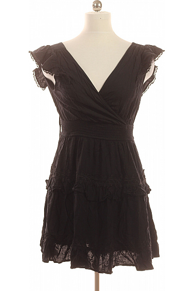 Vivance Dámské šaty Zavinovací Krátké Letní Krajkové Boho Velikost 38