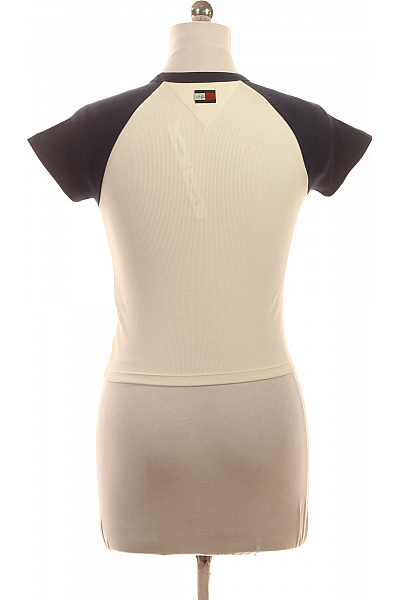 TOMMY HILFIGER dámské tričko s krátkým rukávem a potiskem raglánový rukáv Velikost M | TOMMY HILFIGER | obrázek 2