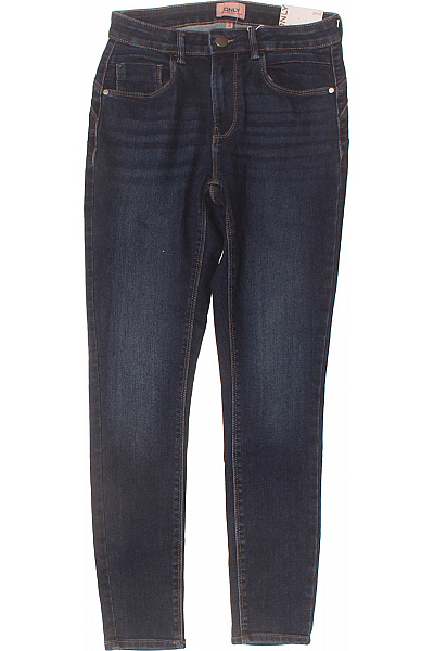 ONLY Dámské Džíny Strečové úzké S Kapsami Modré Velikost 28/32