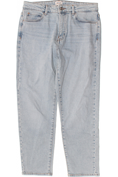 ONLY Dámské Džíny Modré Rovné S Kapsami Vintage Velikost 30