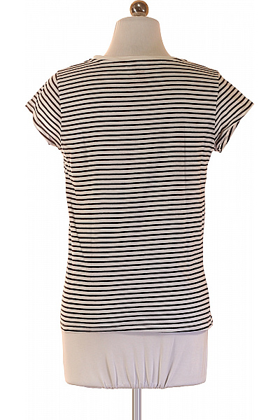 Mads Norgaard Dámské tričko s krátkým rukávem pruhované basic bavlna Velikost S | Mads Norgaard | obrázek 3