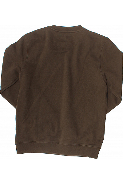 JACK & JONES pánská mikina hnědá s dlouhým rukávem jednobarevná přes hlavu Vel. s | JACK & JONES | obrázek 2
