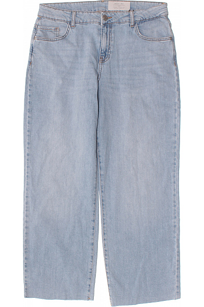 Noisy May Dámské Džíny Volné Se širokými Nohavicemi Bavlněné Modré Velikost 32/32