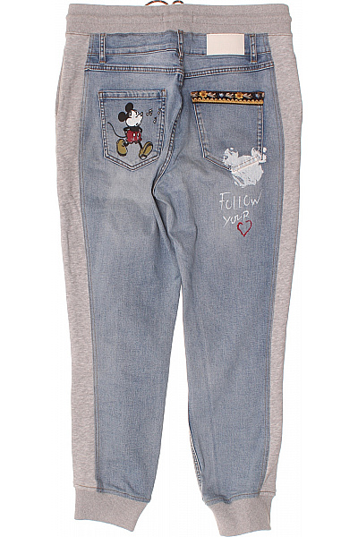 DESIGUAL Dámské džíny jogger s potiskem a kapsami Velikost EU L | DESIGUAL | obrázek 2