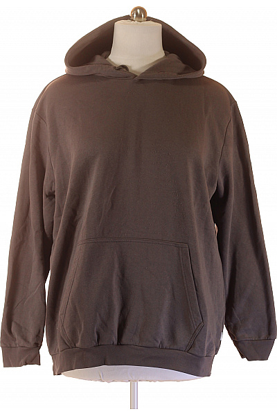 JACK & JONES Pánská Mikina S Kapucí Přes Hlavu Jednobarevná Polyesterová