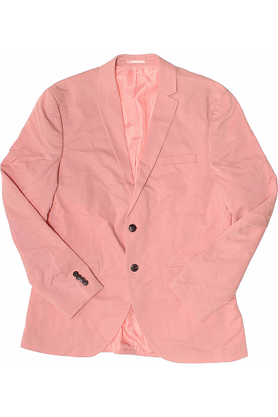 JACK & JONES Pánské růžové polyesterové sako a kalhoty Vel. 54 | JACK & JONES | obrázek 2