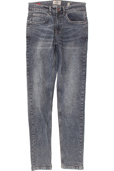 Rebel Redefined Pánské Džíny Modré Strečové Rovné Vintage Velikost 29/34