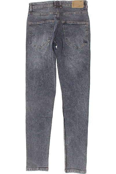 Rebel Redefined pánské džíny modré strečové rovné vintage Velikost 29/34 | Rebel Redefined | obrázek 2