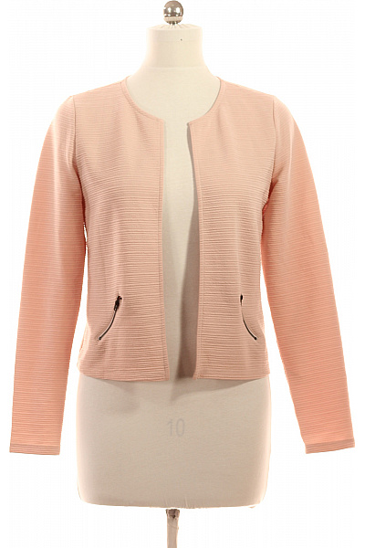 ONLY Růžové Dámské Sako Krátké S Texturou Na Běžné Nošení Velikost M