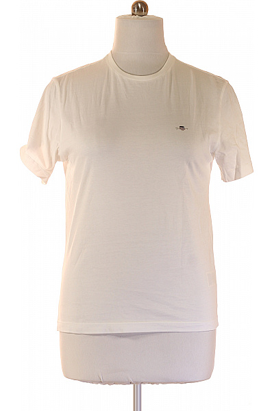 GANT Pánské tričko s krátkým rukávem bílé jednobarevné basic s výšivkou Vel. m | GANT | obrázek 2