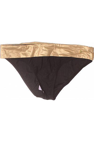 Lascana Dámské plavkové kalhotky černé zlaté třpytivé lesklé Vel. 40 | Lascana | obrázek 2