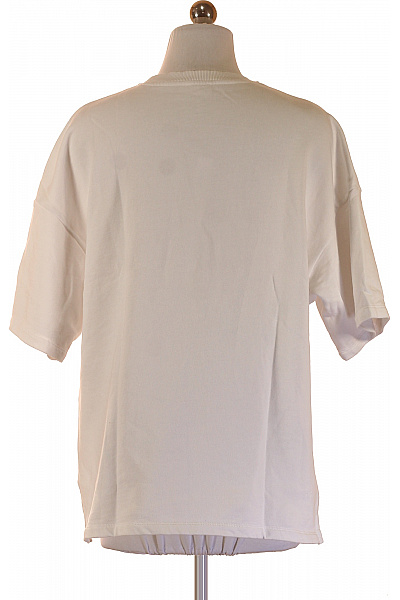 LeGer by Lena Gercke Dámské tričko s krátkým rukávem bílé s výšivkou basic oversize Vel. 36 | LeGer by Lena Gercke | obrázek 3