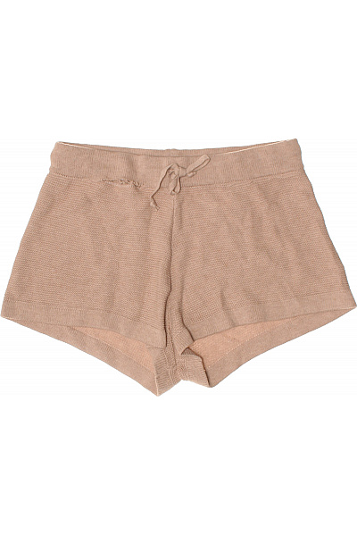 Dámské Béžové Teplákové Kraťasy Volnočasové Vel. Xl