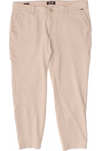 ONLY & SONS Pánské Volnočasové Kalhoty Béžové Rovné Vel. 34/32