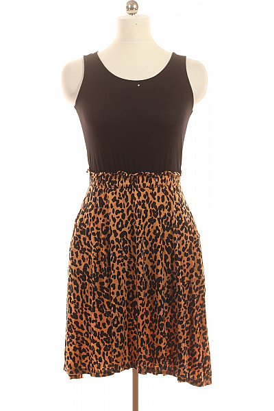 BUFFALO Dámské šaty Bez Rukávů Zvířecí Vzor Letní Volnočasové Vel. 36