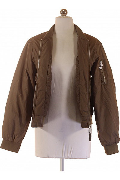 JJXX Dámská bomber bunda hnědá polyesterová moderní Velikost S | JJXX | obrázek 4