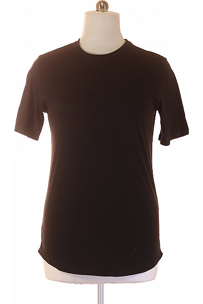 JACK & JONES Pánské tričko s krátkým rukávem jednobarevné basic černé bavlněné Velikost m | JACK & JONES | obrázek 2