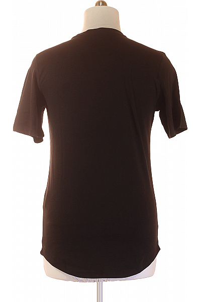 JACK & JONES Pánské tričko s krátkým rukávem jednobarevné basic černé bavlněné Velikost m | JACK & JONES | obrázek 3