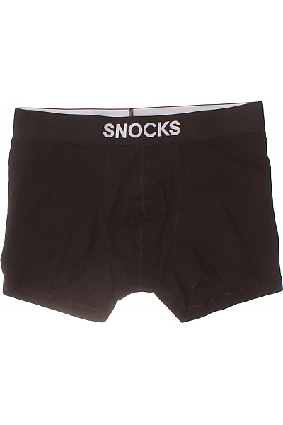 snocks pánské bavlněné boxerky černé | snocks | obrázek 2