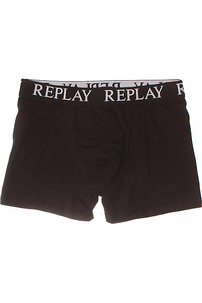 REPLAY Pánské Bavlněné Boxerky černé Velikost S