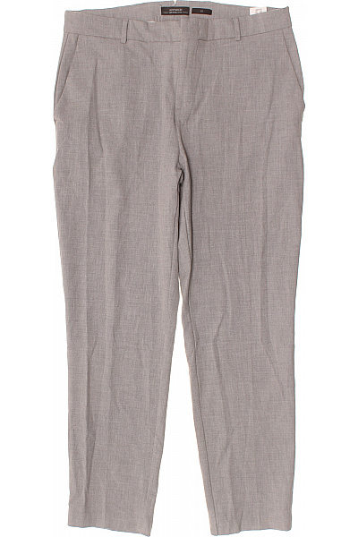 ANTIOCH Pánské Elegantní Kalhoty Rovné šedé Vel. 33