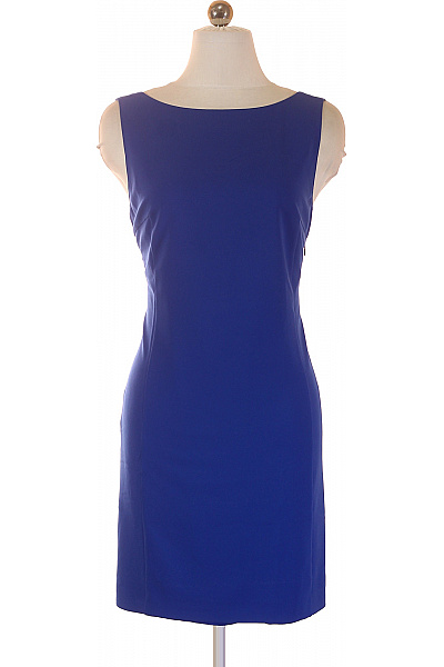 PATRIZIA  PEPE Dámské Modré šaty Bez Rukávů Pouzdrové Elegantní Letní Vel. 46