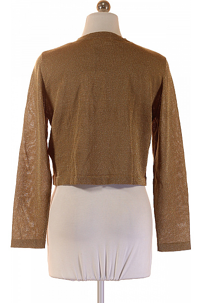 Kaffe dámský zlatý třpytivý svetřík dlouhý rukáv elegantní Vel. l | Kaffe | obrázek 2