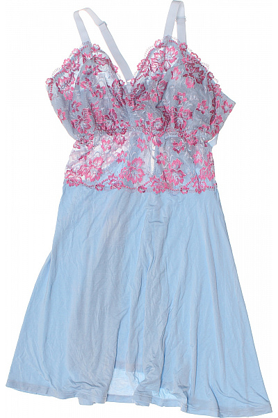 Cosabella Dámská Košilka Modrá Krajková Květinový Vzor Velikost EU L