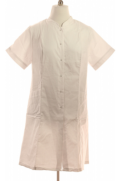 dámský bílý župan polyesterový Velikost 48 | Unimoda | obrázek 2