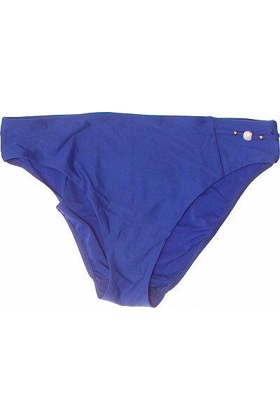 LISE CHARMEL Dámské Modré Plavkové Kalhotky S Kamínky Velikost EU 40