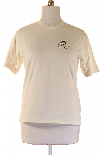 ADIDAS Tričko S Krátkým Rukávem A Potiskem Basic Bavlněné Vel. S