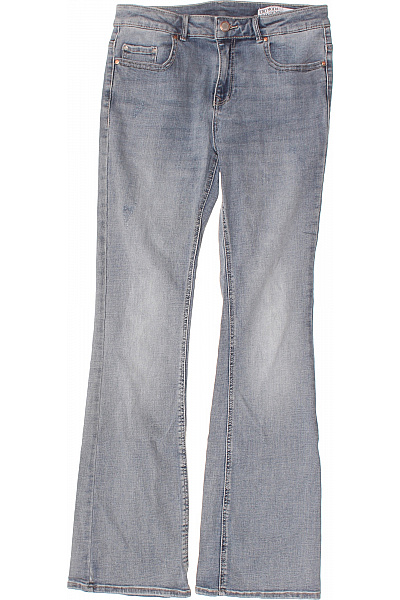 VERO MODA Dámské Džíny Zvonové Strečové Seprané S Kapsami Velikost L