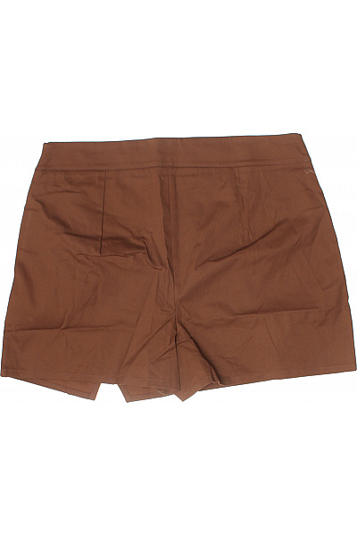 Dámské hnědé bavlněné kraťasy volnočasové krátké Vel. 40 | Unimoda | obrázek 2