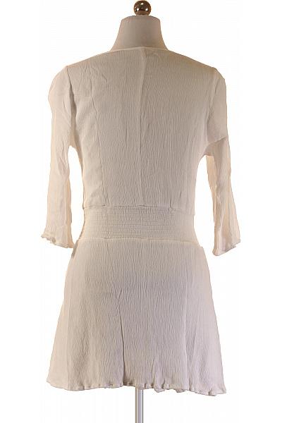 vivance Dámské šaty zavinovací krátké bílé mušelínové volnočasové Vel. 36 | vivance | obrázek 2