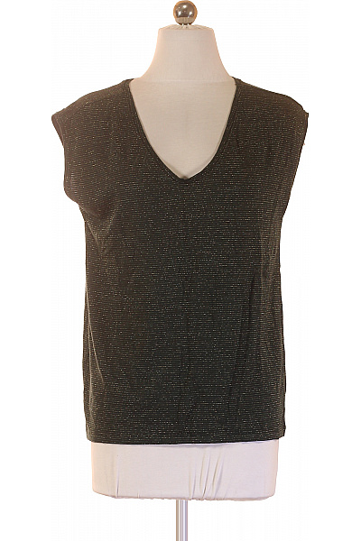 PIECES Dámské tričko bez rukávů s hlubokým výstřihem a pruhovaným vzorem Vel. S | PIECES | obrázek 2