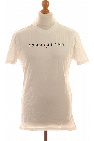 TOMMY HILFIGER Tričko s krátkým rukávem a nápisem basic bílé Vel. S | TOMMY HILFIGER | obrázek 2