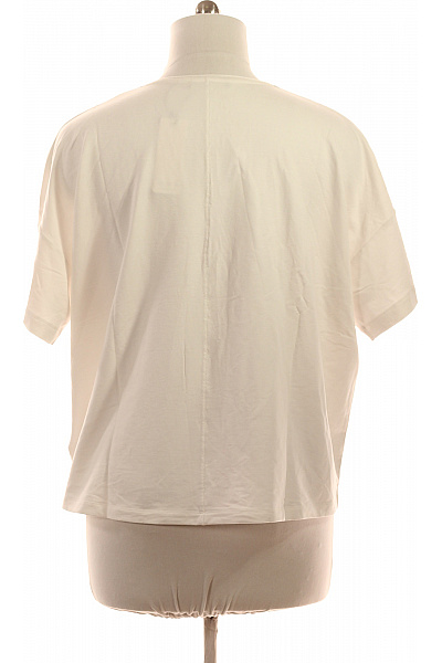 oui Dámské tričko s krátkým rukávem a výšivkou bílé basic Velikost DE 42 | oui | obrázek 2